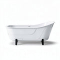 Freestanding acrylic bathtub with modern design in white 150 x 70 x 60cm