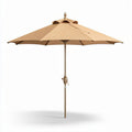 Cantilever patio umbrella with adjustable height and UV-resistant fabric 250 x 250 x 250cm in beige
